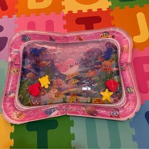 Pink Inflatable Baby Water Play Mat